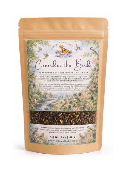 Consider the Birds-Blackberry & Honeysuckle White Tea