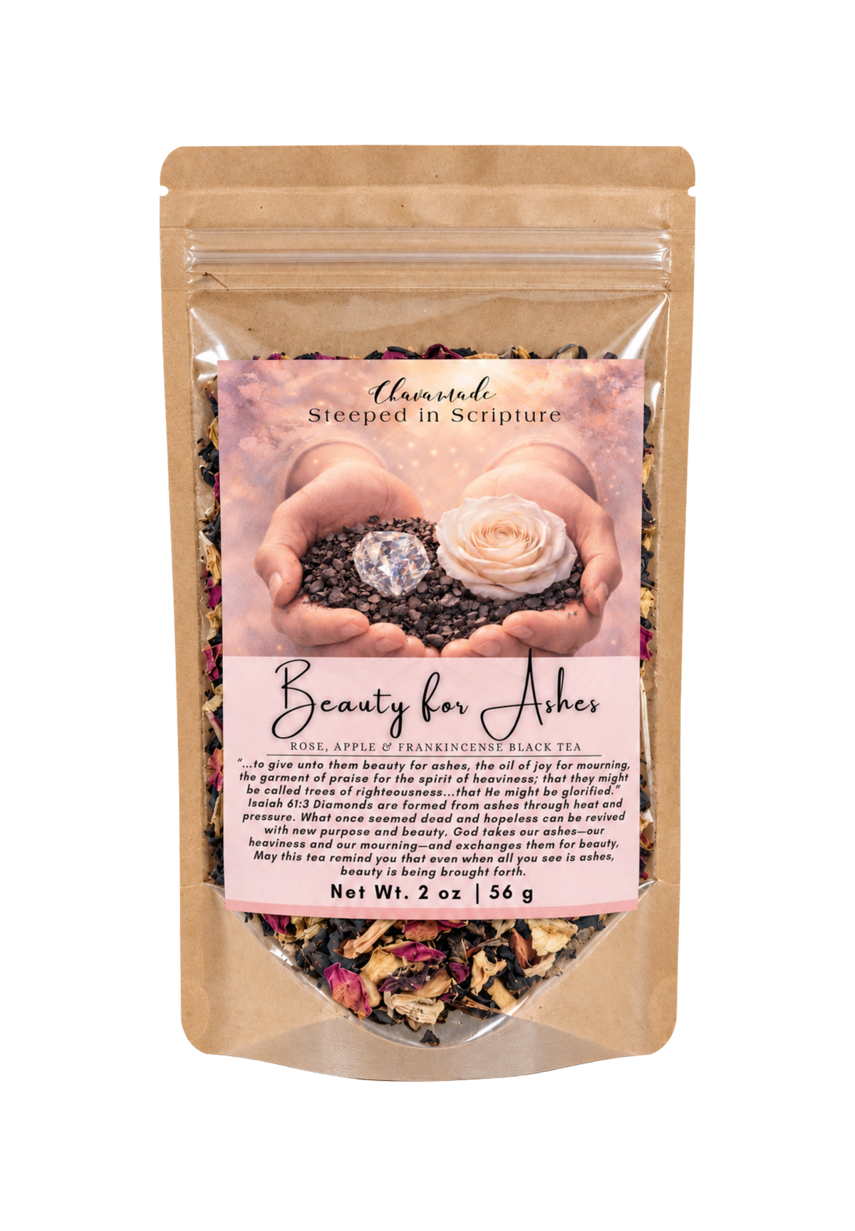 Beauty for Ashes-Rose, Apple & Frankincense Black Tea