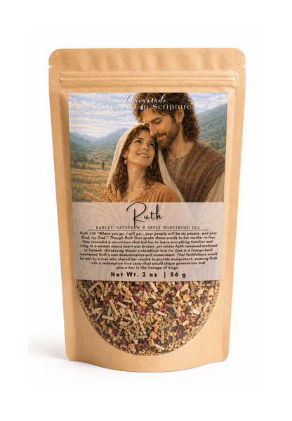 "Ruth" Tea Blend: Barley, Oat Straw & Apple Honeybush - Chavamade