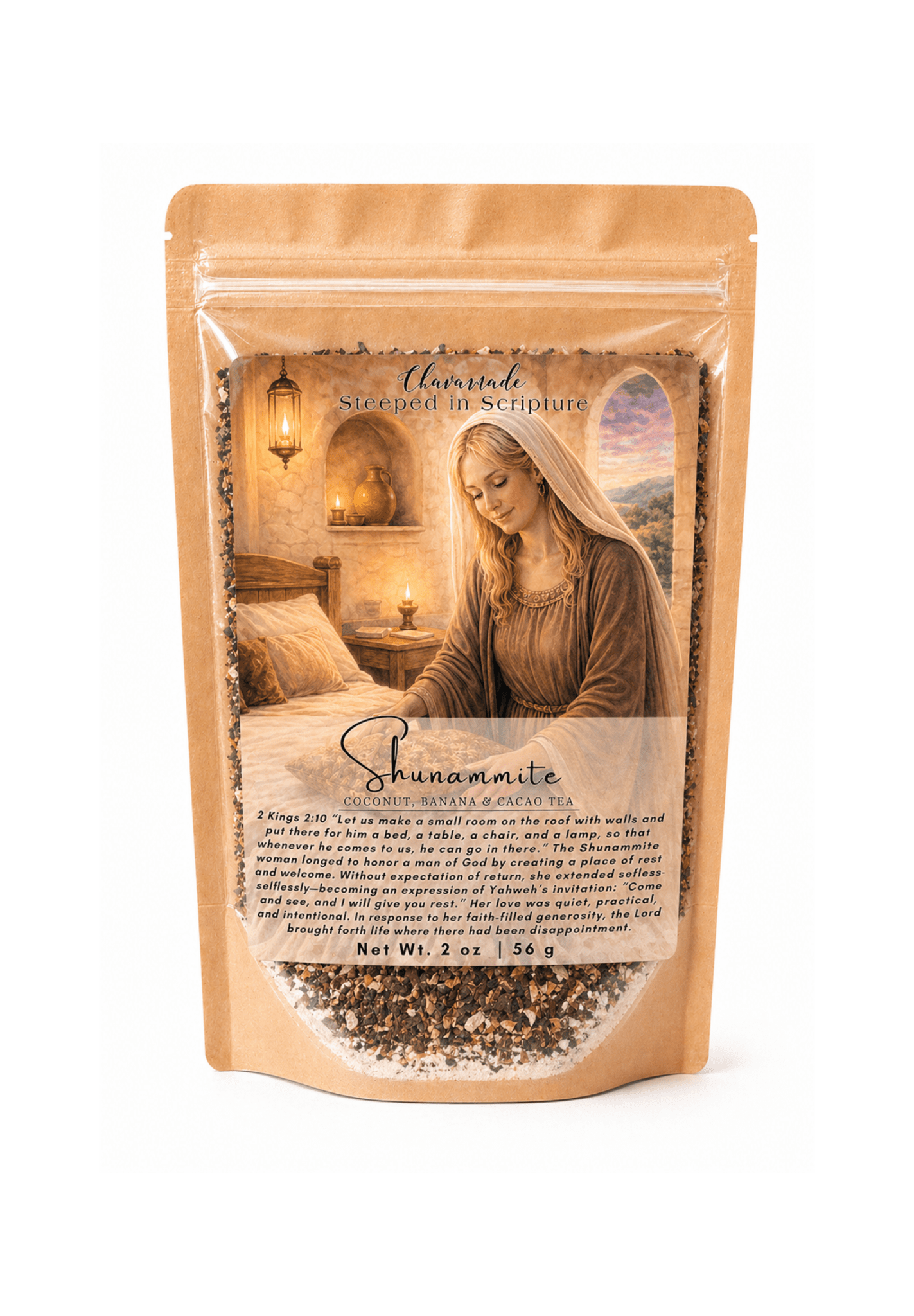 "Shunammite" Tea Blend: Coconut, Banana & Cacao - Chavamade