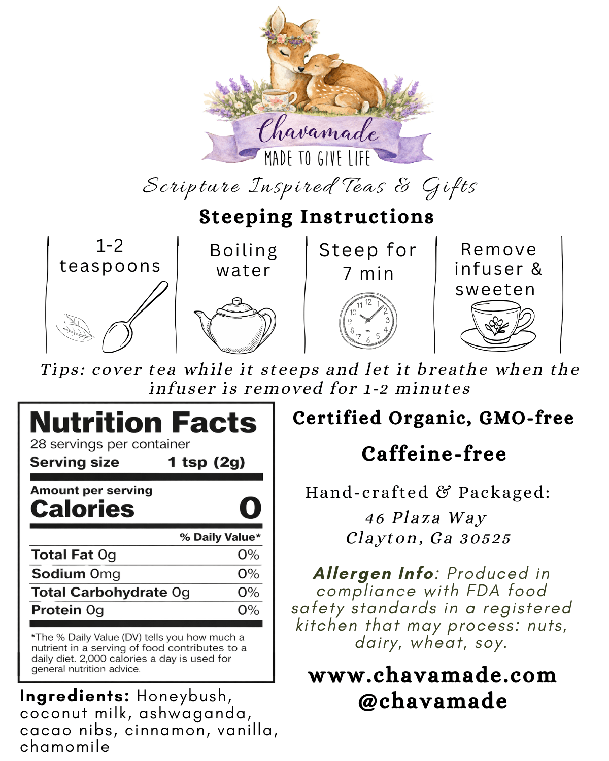 "Shunammite" Tea Blend (VIP) - Chavamade