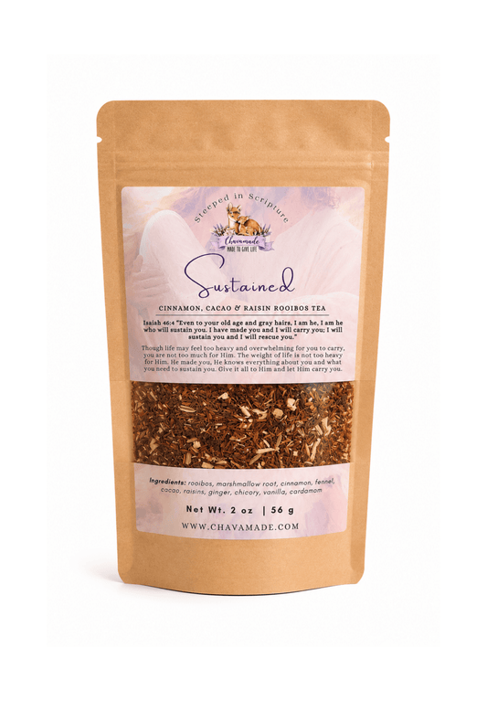 Sustained - Cinnamon, Cacao, & Raisin Rooibos Tea (VIP) - Chavamade