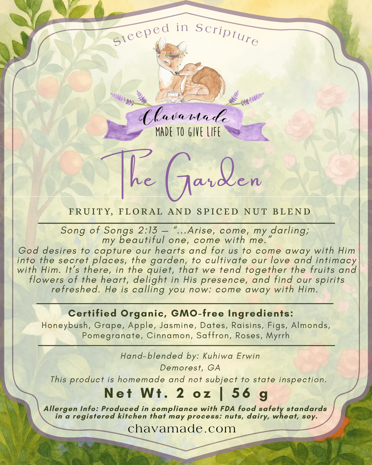 "The Garden" Tea Blend - Chavamade