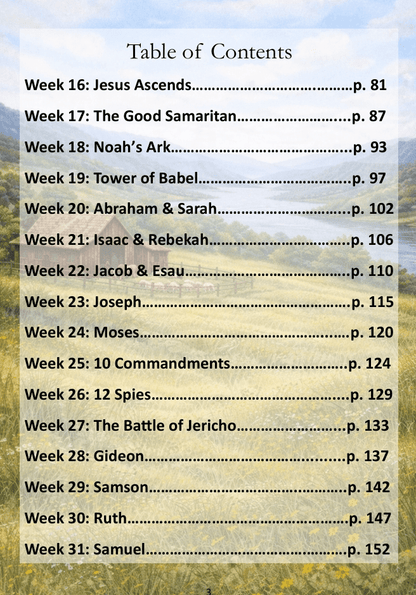 "The Shepherd's Guide, Year 1" Devotional/Curriculum - Chavamade