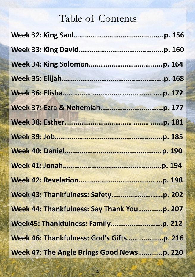 "The Shepherd's Guide, Year 1" Devotional/Curriculum - Chavamade