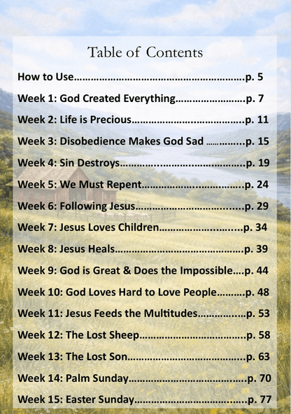 "The Shepherd's Guide, Year 1" Devotional/Curriculum - Chavamade