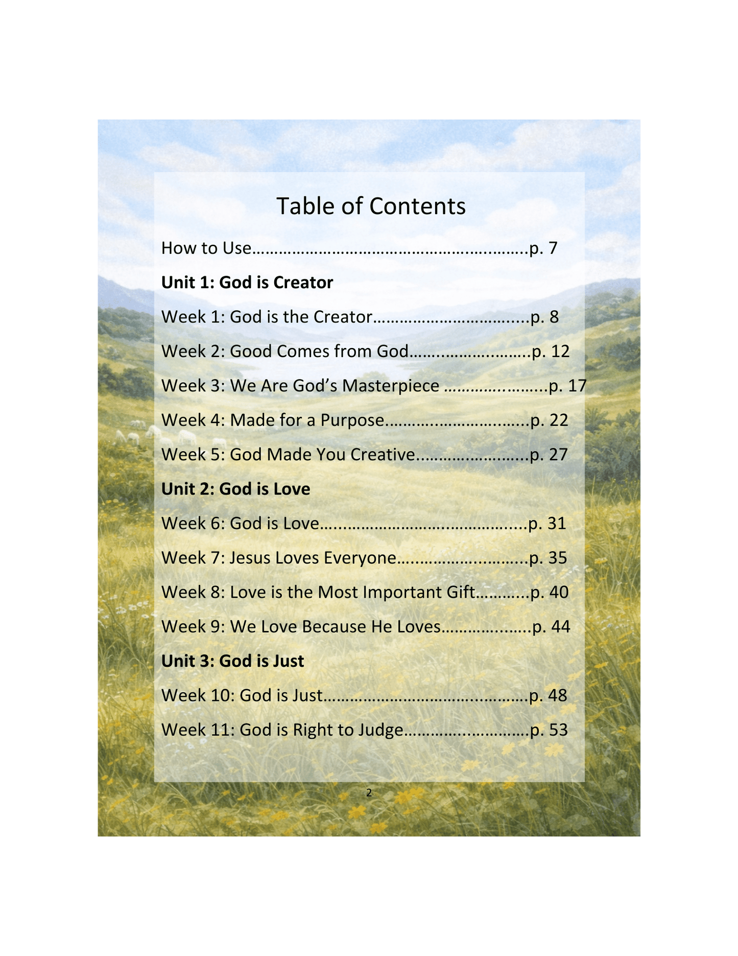 The Shepherd's Guide, Year 2 Devotional/Curriculum - Chavamade