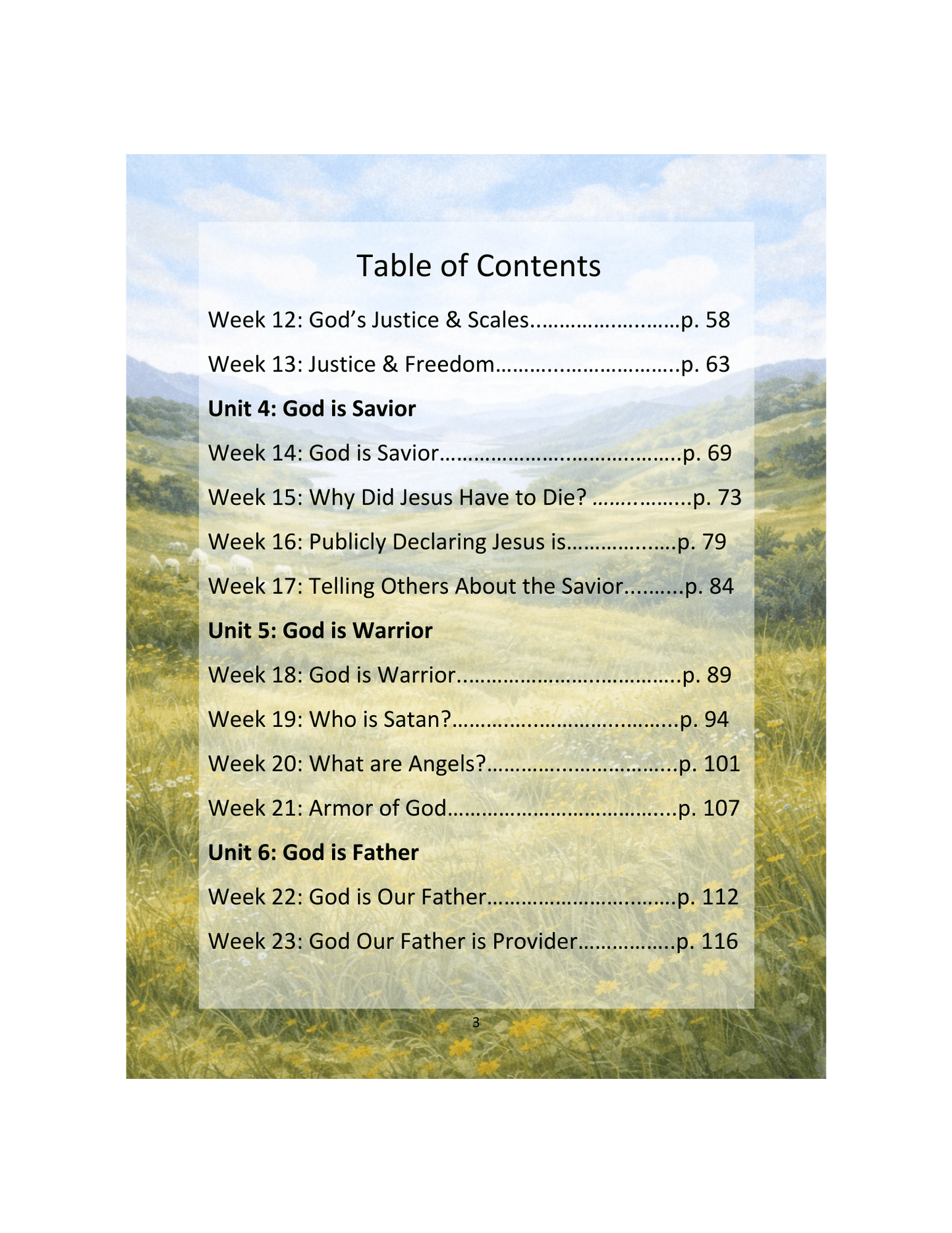 The Shepherd's Guide, Year 2 Devotional/Curriculum - Chavamade
