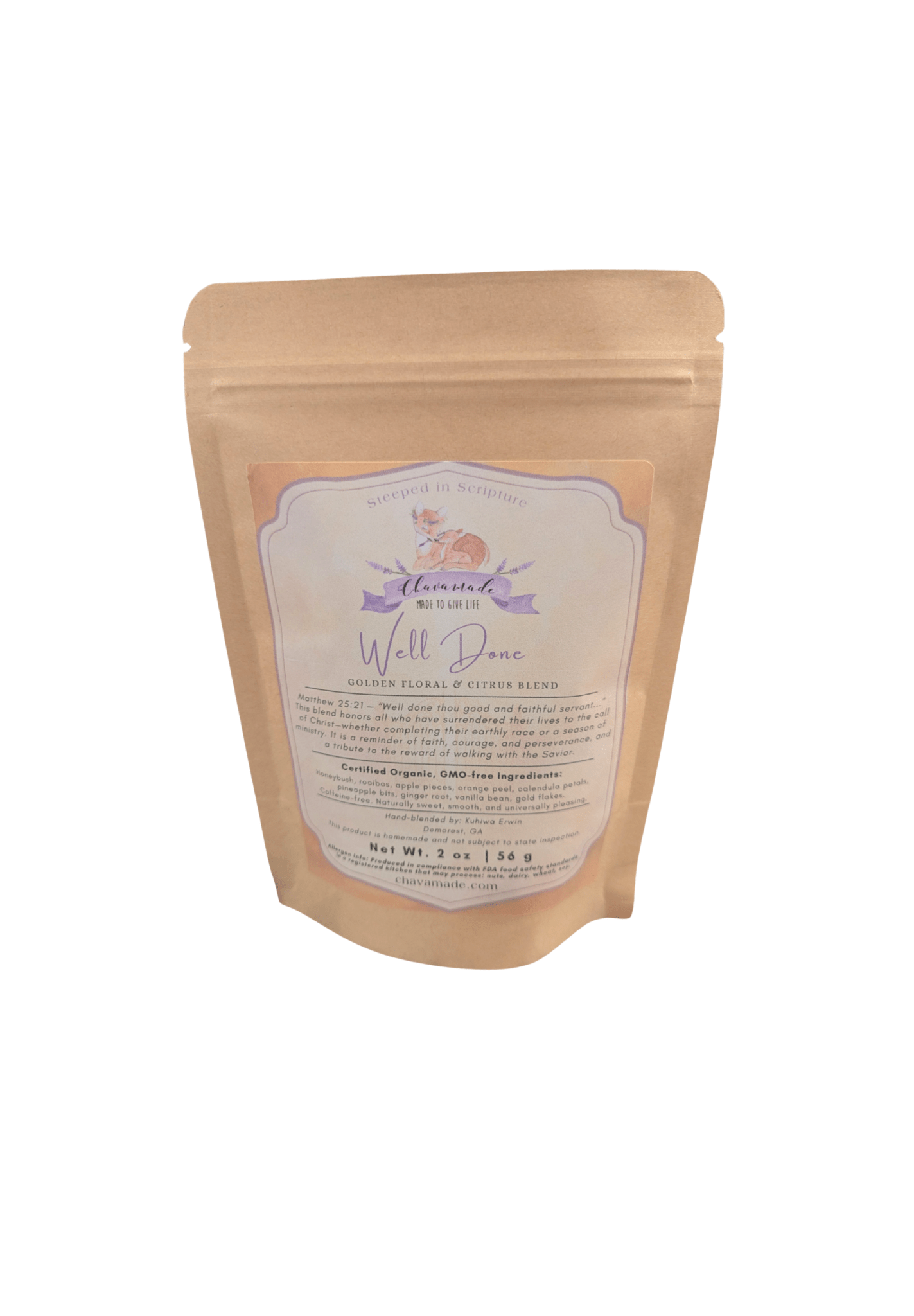 "Well Done" Tea Blend - Chavamade