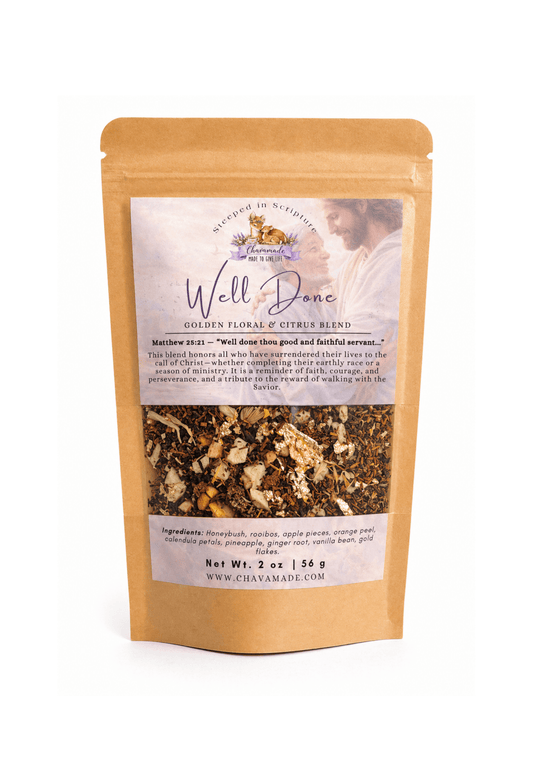 "Well Done" Tea Blend: Golden Floral & Citrus Blend - Chavamade