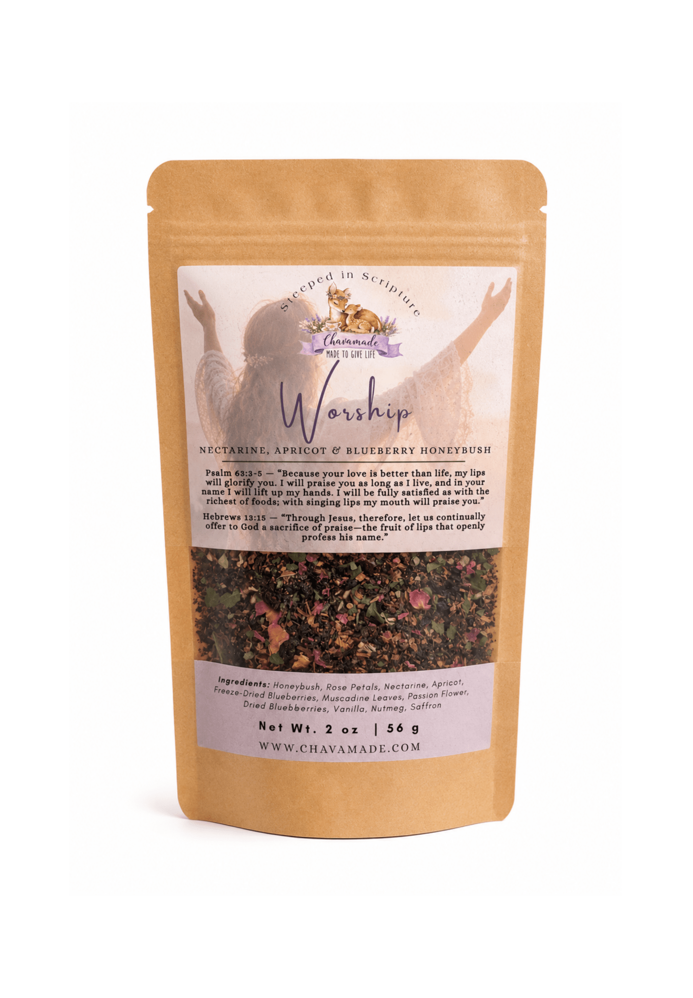 Worship-Nectarine, Apricot & Blueberry Honeybush (VIP) - Chavamade