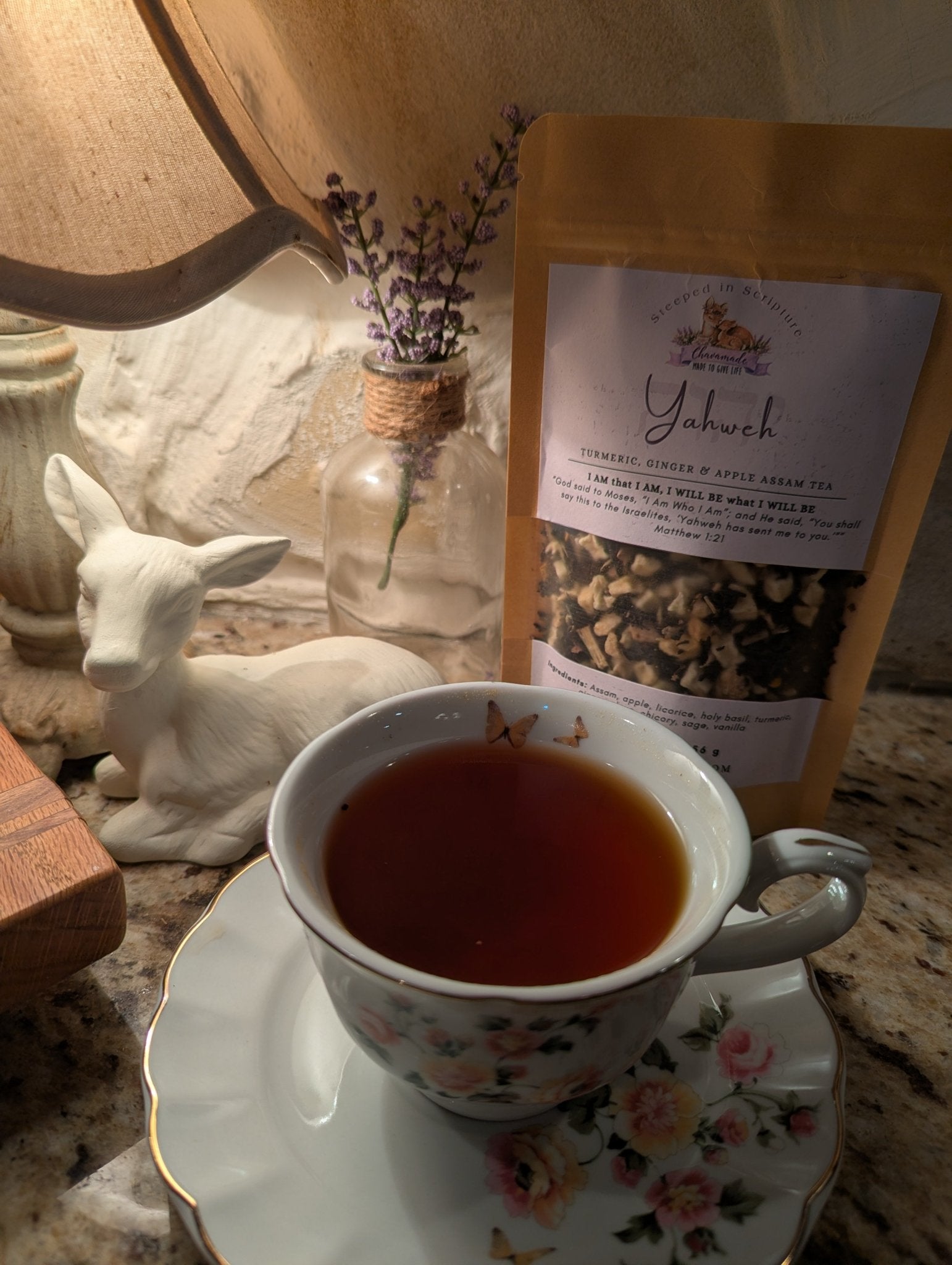 Yahweh-Turmeric, Ginger & Apple Assam Tea (VIP) - Chavamade